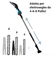 Asta Telescopica per  Elettrosega batteria  motosega potatore troncarami  230cm