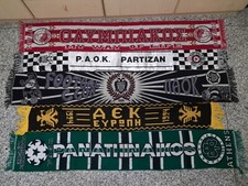 Sciarpe Grecia Hellas, no ultras Juve Roma Napoli Inter Milan Viola Lazio Torino