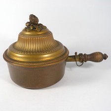 PENTOLA TEGAME PADELLA IN RAME CON COPERCHIO INGLESE ROYAL COPPER VINTAGE W355