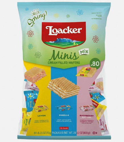 Loacker minis wafer - loacker, biscotti
