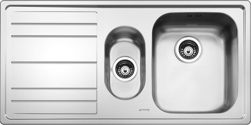 Smeg lavello vasca 2 - e, 1/2
