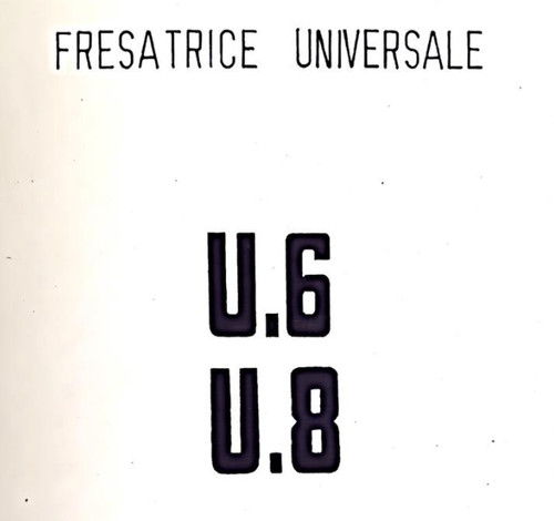 Rigiva fresatrice - u8,