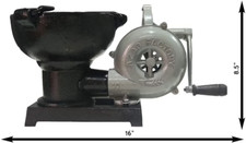 Forgia da fabbro con soffiatore manuale per coltelleria fabbro forgiatura ute...