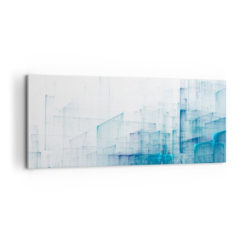 Quadro tela 100x40cm 3d - tela,