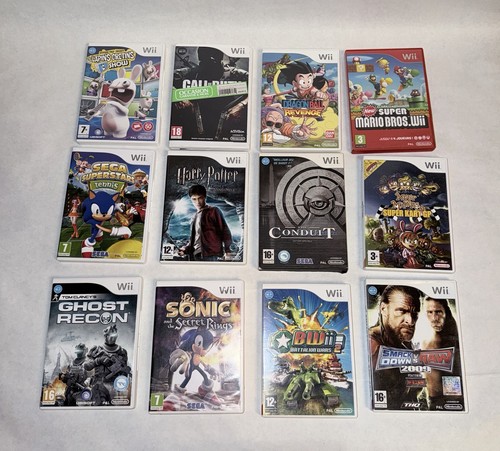 Lot jeux nintendo wii - de,