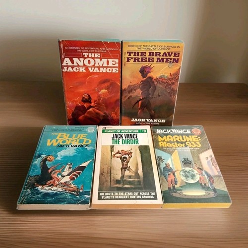 Jack vance lot of 5 - vance,