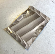 VASSOIO DESIGN Massimiliano & Doriana Fuksas MAO-MAO ALESSI ACCIAIO INOX 55x39cm