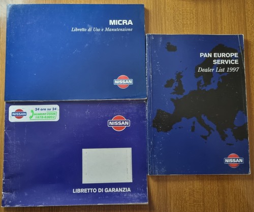 Libretto uso manutenzione - di, e