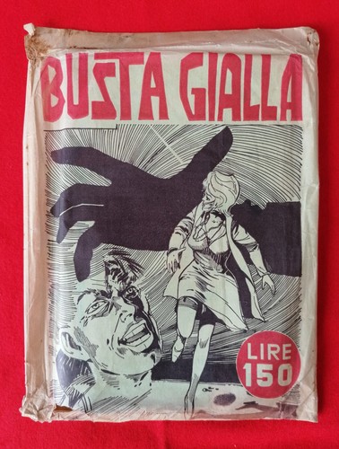 Rara busta gialla corno - busta,