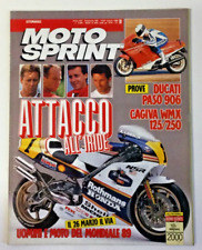 MOTOSPRINT 11/1989 DUCATI PASO 916 CAGIVA WMX 125 250