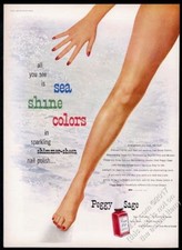 1946 woman's leg color photo