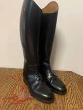 Sergio Grasso Stivali Equitazione Donna Tg.37 Made In Italy + Stiefelknecht