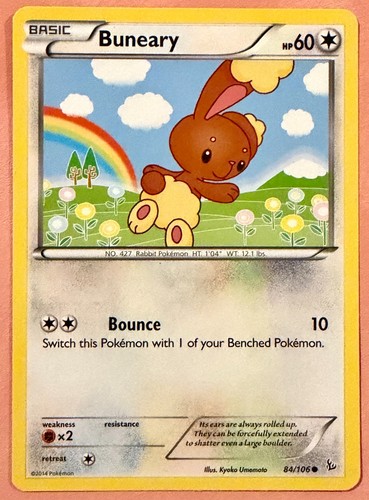 Buneary carte pokémon - buneary~carte,