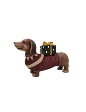 CANE BASSOTTO CERAMICA 47CM ART.A400