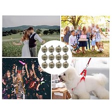 Charming 12 PZ Campane Jingle in Rame per Artigianato e Decorazioni Stagionali