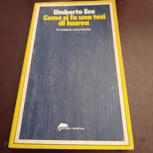 Come una tesi di laurea - tesi,