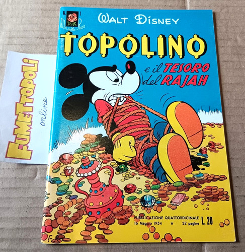 Topolino tesoro del rajah - topolino,