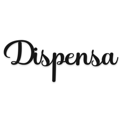 Scritta legno dispensa - in,