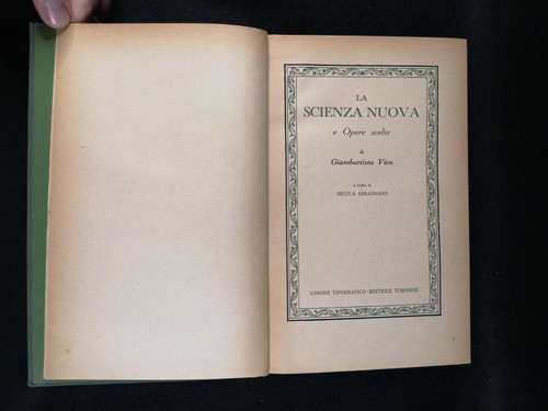 Giambattista vico la - vico, scienza