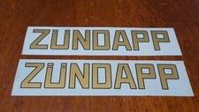Coppia adesivi vintage decalcomanie moto ZÙNDAPP 