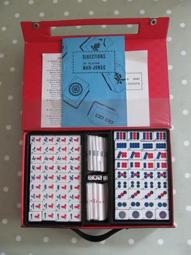 Set mah jong vintage completo - set,