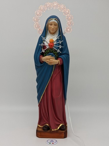 Statua madonna addolorata - madonna, in