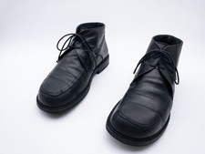 Footprints Stivali Uomo Lacci da Scarpe Pelle Nero Tg. 41 Eu Art 33464-98