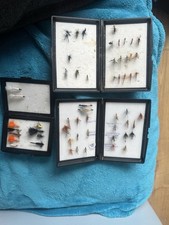 3 scatole da pesca a mosca con