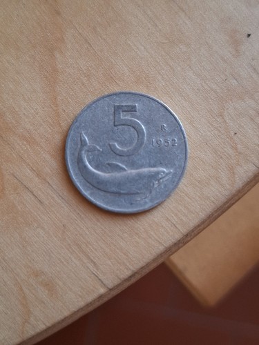 Moneta lire delfino - lire, del