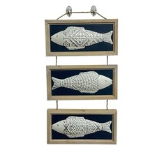 Scuola di tre pesci arte da