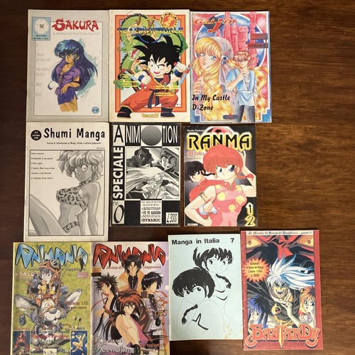 Lotto fanzine anime - di, e