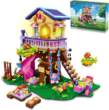 Set Di Costruzione Della Casa Sull'Albero Con Luce LED - Giocattolo Da Costruzio