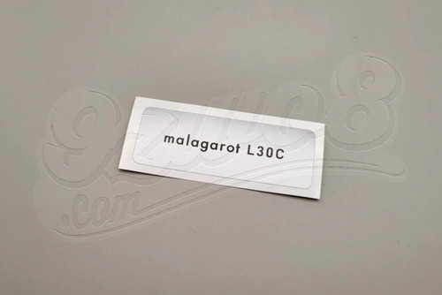 Adesivo l30c malgarot porsche - l30c,