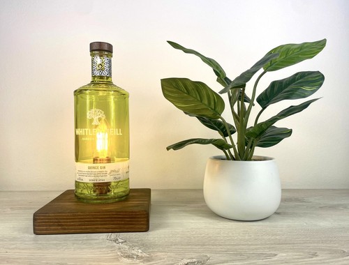 Lampada con bottiglia gin - con,