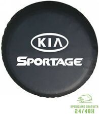 1 Fodera Copriruota Copri Ruota di Scorta Per KIA SPORTAGE 16" Simil Pelle