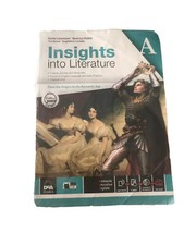 Insights into literature from - into, literature: