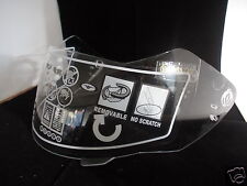 E MP090306 Visiera Casco VEMAR VH Elite Attivo Trasparente AntiGraffio Modulare