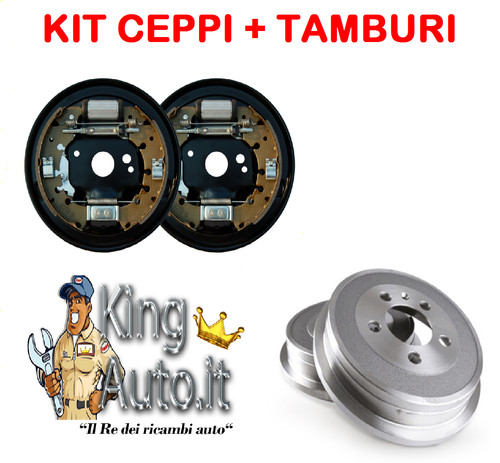 Kit freno ganasce posteriore - kit,