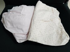 Chicco Next2Me Set per Culla Lenzuola con Angoli, 2 Pezzi Rosa 100% cotone 50x83