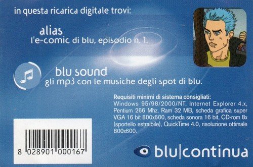 Ricarica telefonica blu con - telefonica,