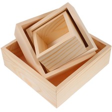  4 Pcs Cassa Porta Legna Casse