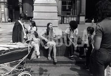 Foto Vintage Milano Musica pop in piazza Duomo anni 80 stampa 21x27 cm