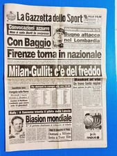 GAZZETTA DELLO SPORT 15 OTTOBRE 1988 MIKI BIASION CAMPIONE DEL MONDO RALLY