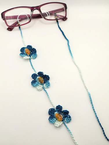 Collana per occhiali - collana, cotone