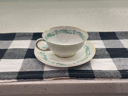 Tazza piattino trifoglio - e,