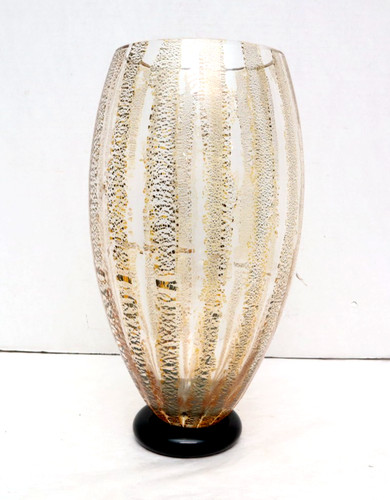 Vtg large murano gold flake - vtg,