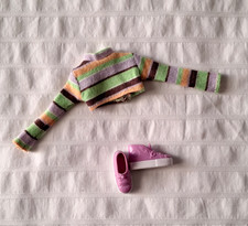 1997 Top, scarpe Tennis Shoes Extreme Green Skipper Mattel- NO DOLL