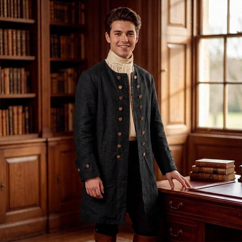 Cappotto uomo coloniale frock - uomo,