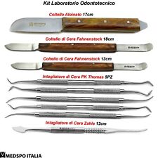 Kit Laboratorio Odontotecnico Intagliatore di Cera PK Thomas Coltello Dentale CE