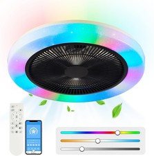 Plafoniera RGB Con Ventilatore